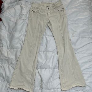 cream brandy melville flares